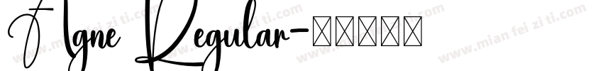 Agne Regular字体转换